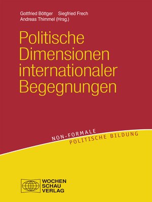 cover image of Politische Dimensionen internationaler Begegnungen